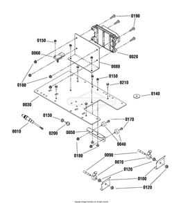 Engine Group - Wiring Diagram and Parts List for 080015-02  Briggs and Stratton Generator